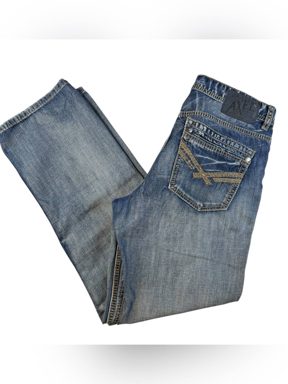 Axel Treadwell Relaxed Straight Jeans Mens 32x32